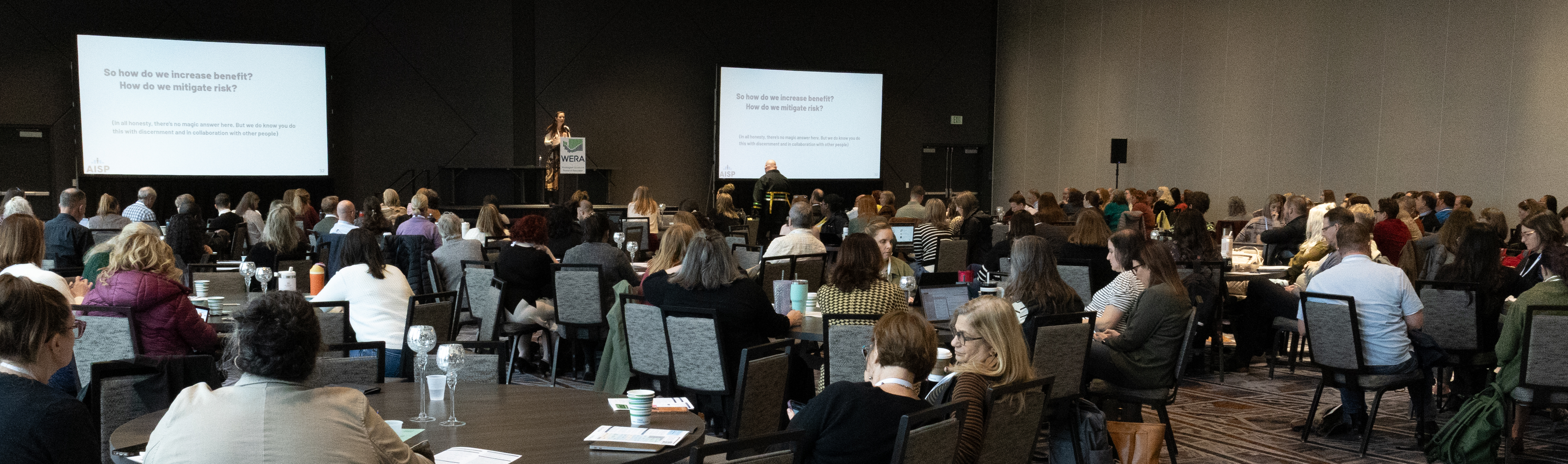 Dr. Amy Hawn Nelson presenting her keynote address at the 2025 Winter Conference